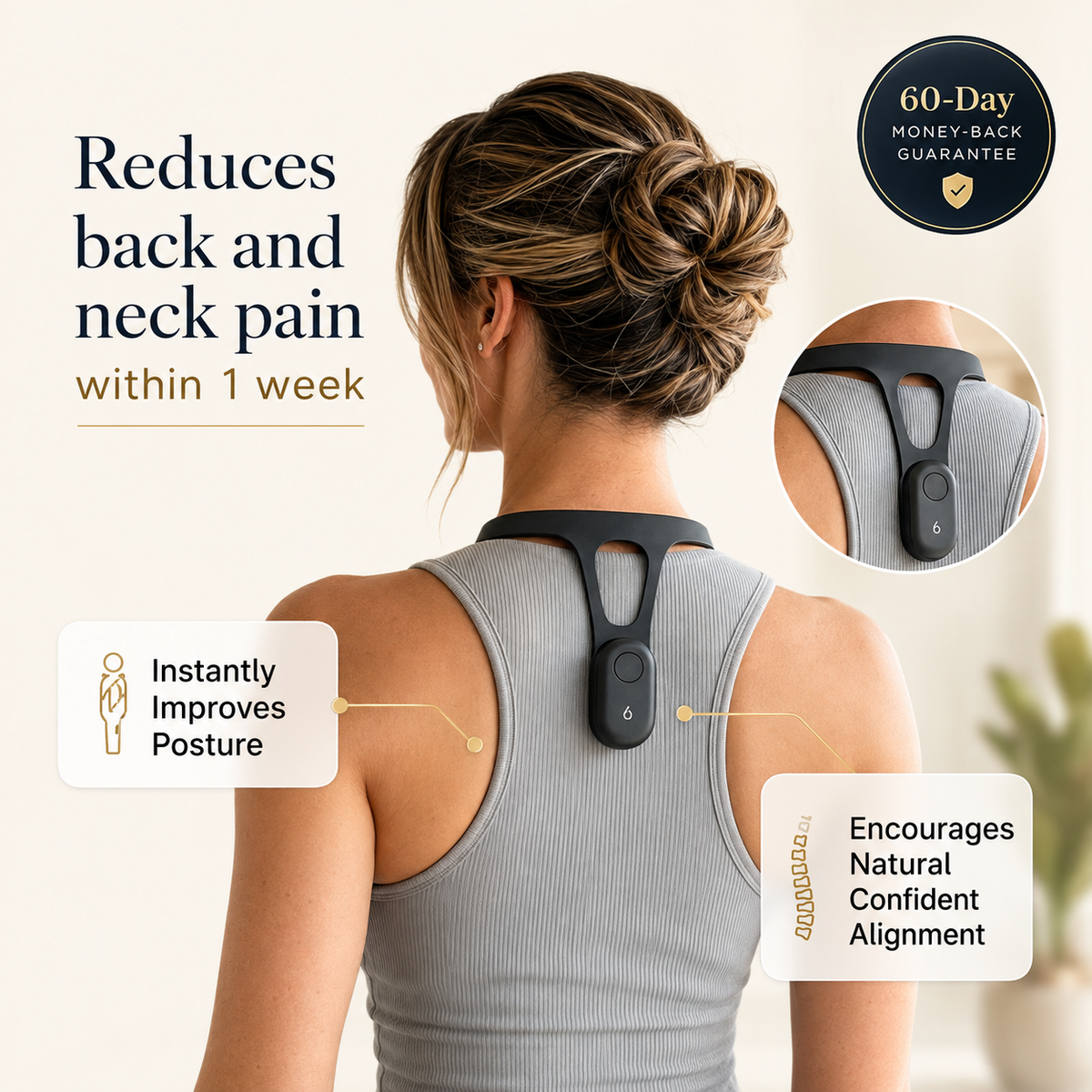 Smart Posture Pro Trainer & Corrector Device